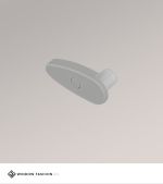 Vorschau Doppelrollo Endkappe für Abschlussprofil Design #1W grau