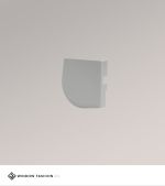 Vorschau Endkappe Kette rechts für Kassettenrollo S rund #1W grau