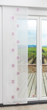 Lysel - Schiebegardine Kästchenspiel