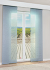 Vorschau Lysel -  Schiebegardine Daloa #1W in Weiss Graublau