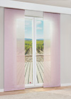 Vorschau Lysel -  Schiebegardine Daloa #1W in Weiss Rosa
