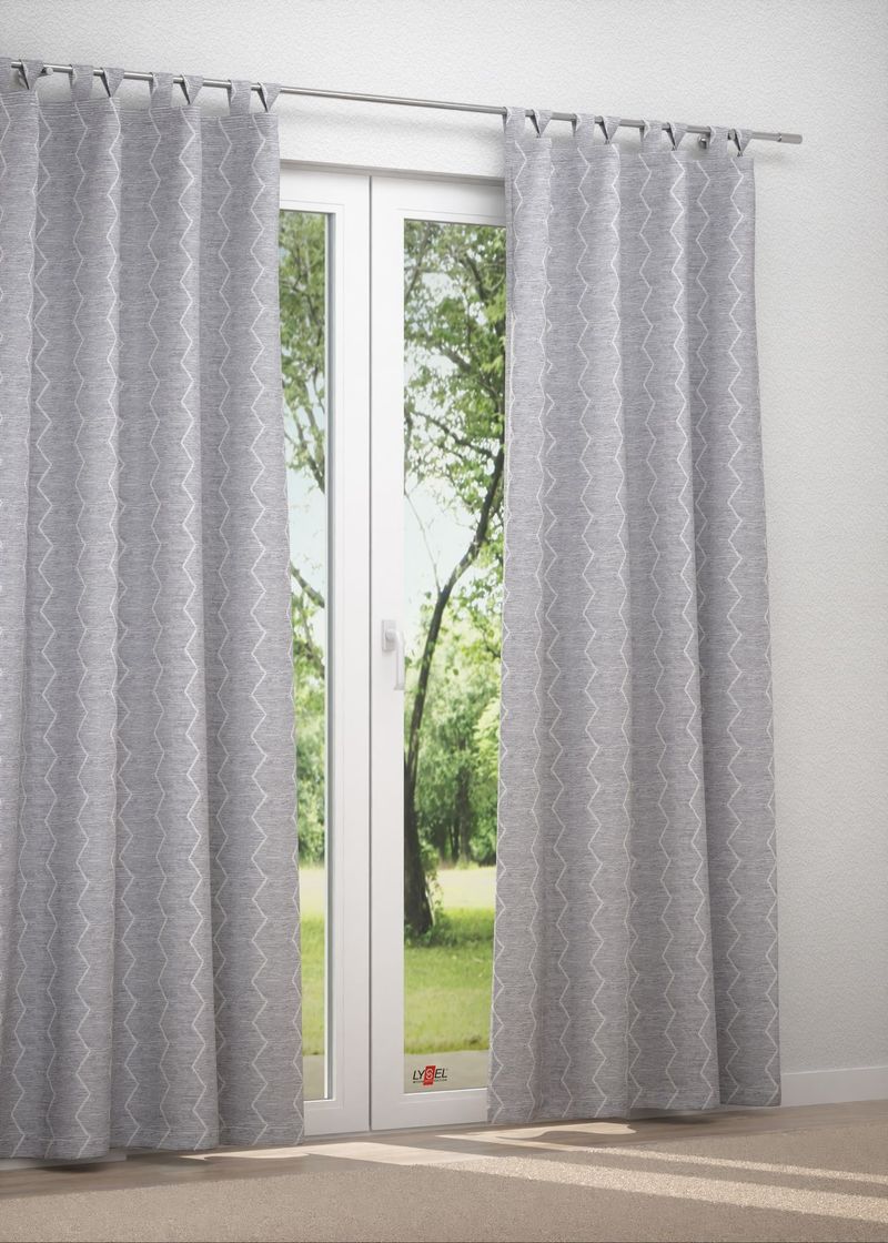 Schlaufenschal in Grau