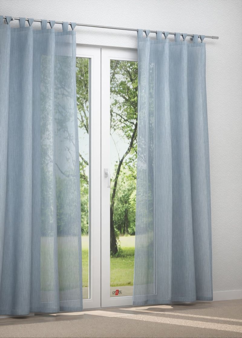 Schlaufenschal in Blau