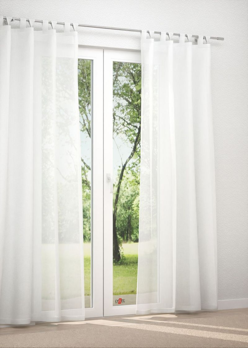 Schlaufenschal in Weiss