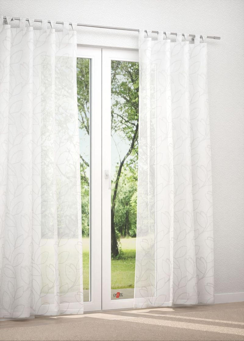 Schlaufenschal in Weiss