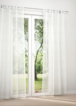 Schlaufenschal in weiss