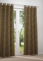 Schlaufenschal in Braun