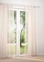 Schlaufenschal in Weiss