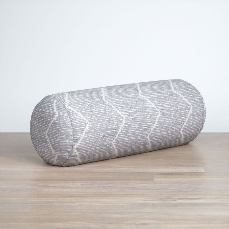 Dekokissen Nackenrolle in Grau