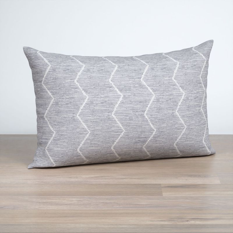 Dekokissen rechteckig in Grau