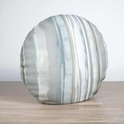 Dekokissen rund in blau