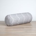 Dekokissen Nackenrolle in Grau