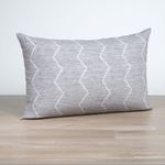 Dekokissen rechteckig in Grau