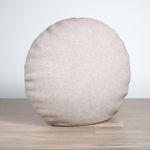 Dekokissen rund in Beige