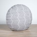 Dekokissen rund in Grau