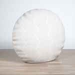 Dekokissen rund in Beige