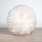 Dekokissen rund in Beige