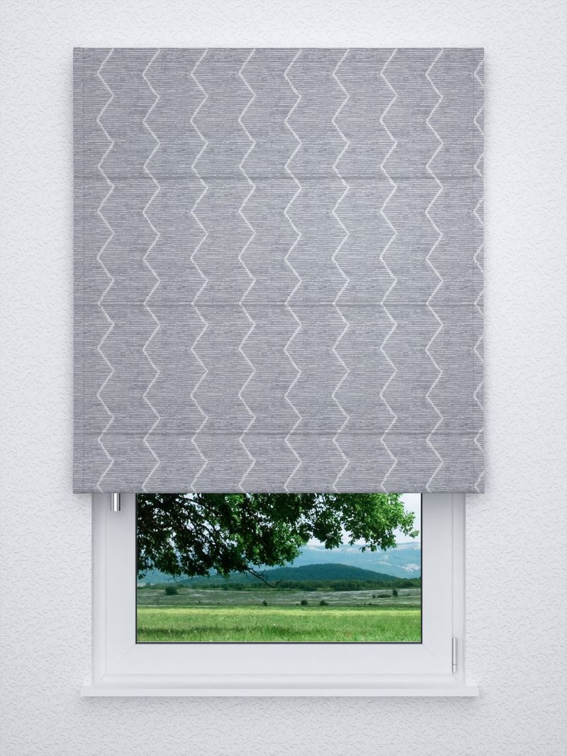 Raffrollo classic in Grau