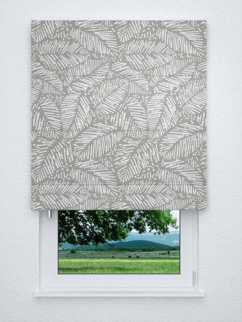 Raffrollo classic in Grau