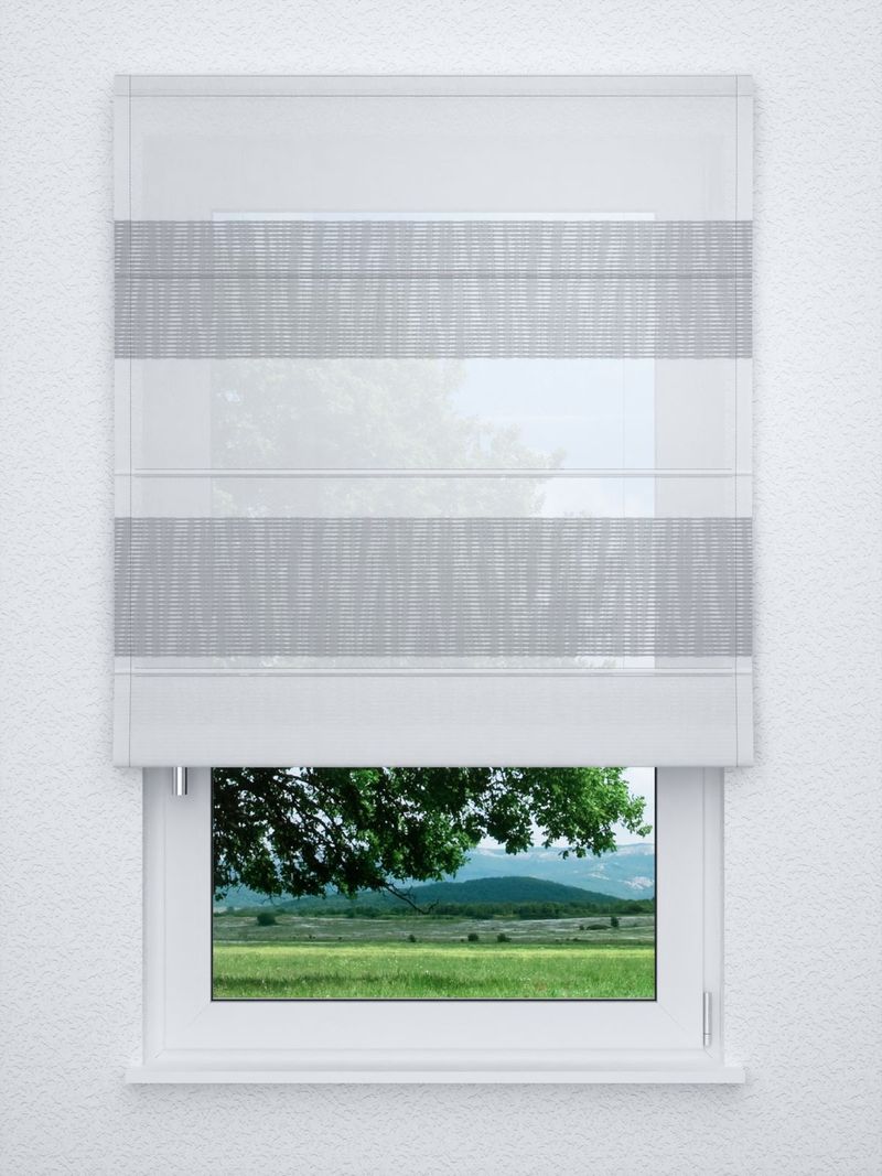 Raffrollo classic in Grau