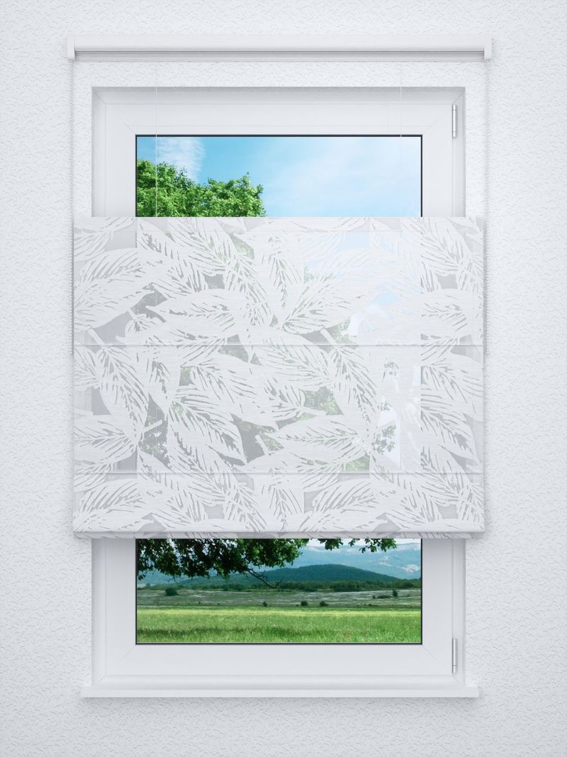 Raffrollo professional in Weiss