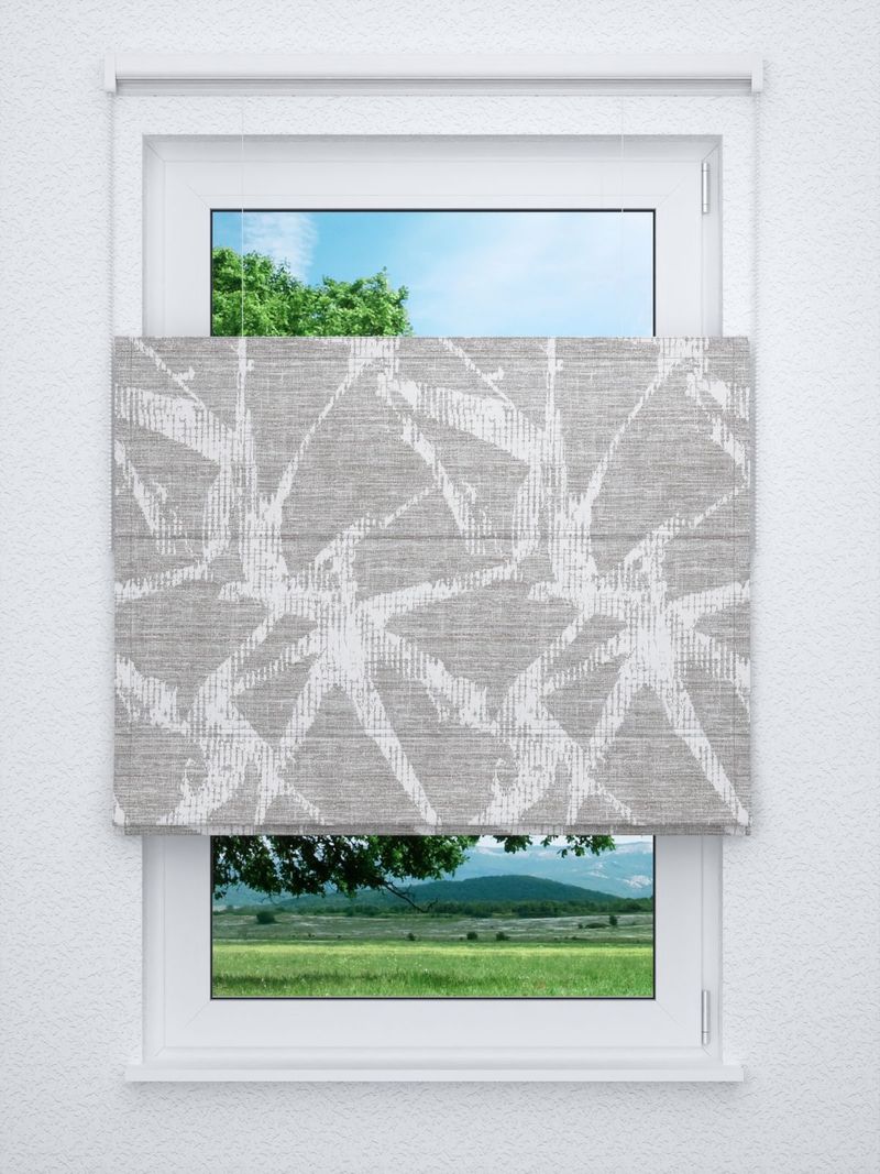 Raffrollo professional in Grau