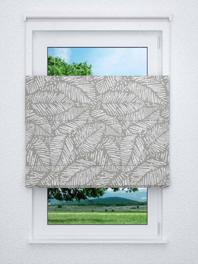 Raffrollo professional in Grau