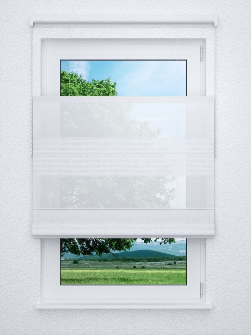 Raffrollo professional in Weiss