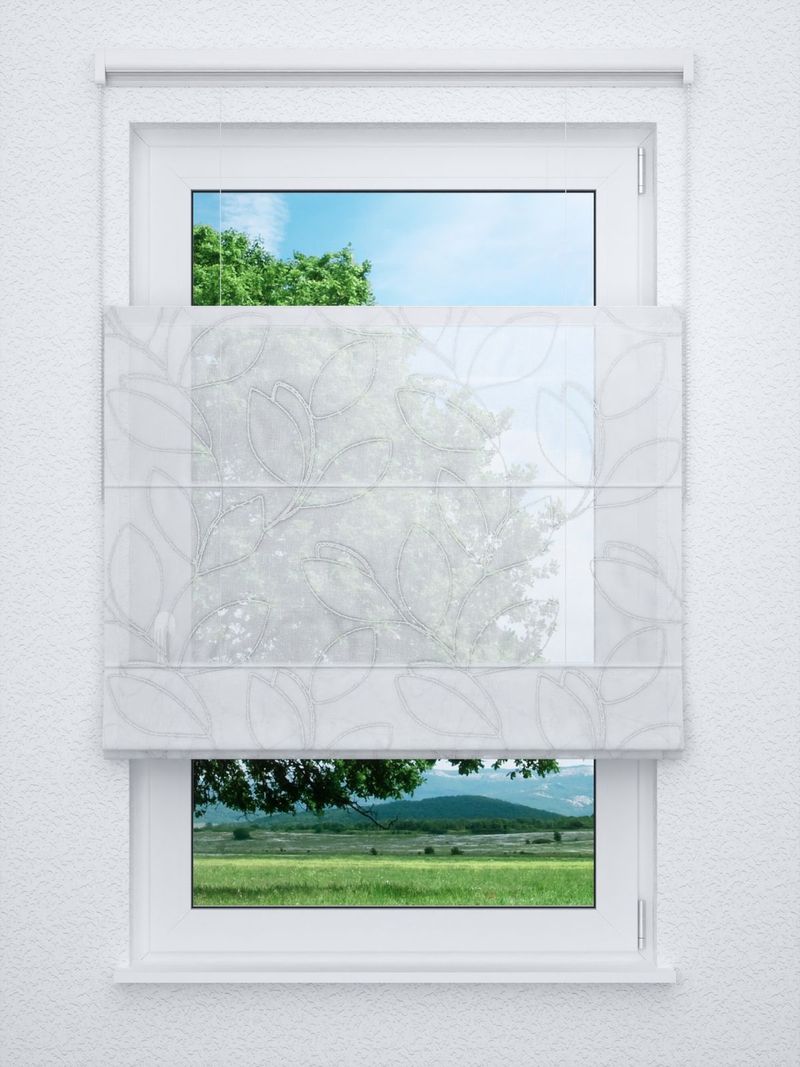 Raffrollo professional in Weiss