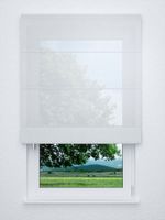 Raffrollo classic in Weiss