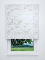 Raffrollo classic in Weiss