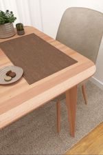 Vorschau Platzdeckchen von Lysel - Benitez  #3J in graubraun rotgrau