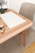 Vorschau Platzdeckchen von Lysel - Capulin #3J in hellgrau weiss