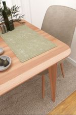 Vorschau Platzdeckchen von Lysel - Coahuila  #3J in beige lindgrün