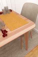 Vorschau Platzdeckchen von Lysel - Matehuala #3J in azurblau sonnengelb