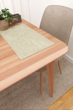 Vorschau Platzdeckchen von Lysel -  Temoris #3J in türkis weissgrün