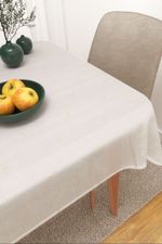 Vorschau Tischdecke eckig von Lysel - Taxco #3J in weiss beige