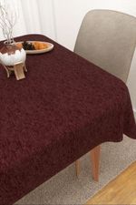 Vorschau Tischdecke eckig von Lysel - Matehuala #3J in azurblau rotbraun