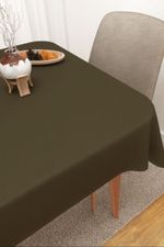 Tischdecke eckig in braun