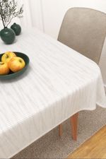 Tischdecke eckig in Weiss