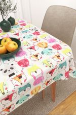 Tischdecke eckig in Weiss