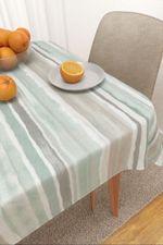 Vorschau Tischdecke eckig von Lysel - Pinos #3J in grau mint