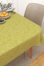 Vorschau Tischdecke eckig von Lysel - Ruusu #3J in elfenbein apfelgrün
