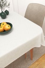 Tischdecke eckig in weiss