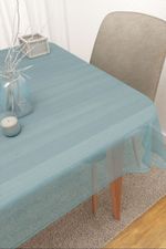 Vorschau Tischdecke eckig von Lysel - Sangola #3J in apfelgrün wasserblau