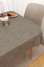 Tischdecke eckig in braun