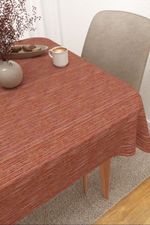 Vorschau Tischdecke eckig von Lysel -  Temoris #3J in türkis rotorange