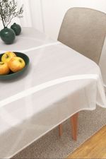 Tischdecke eckig in Weiss