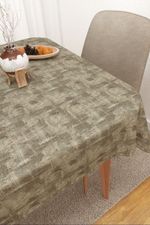 Vorschau Tischdecke eckig von Lysel - Yucatan #3J in weiss braun