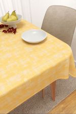 Vorschau Tischdecke eckig von Lysel - Yucatan #3J in weiss gelb